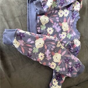 Little Sleepies Purple Floral Kids Joggers